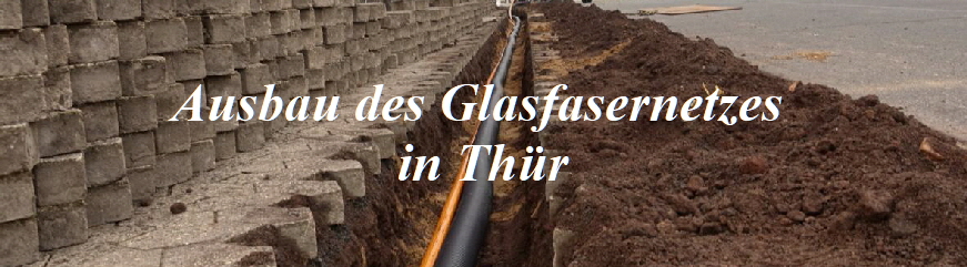 Glasfaserausbau Neustrasse Thuer