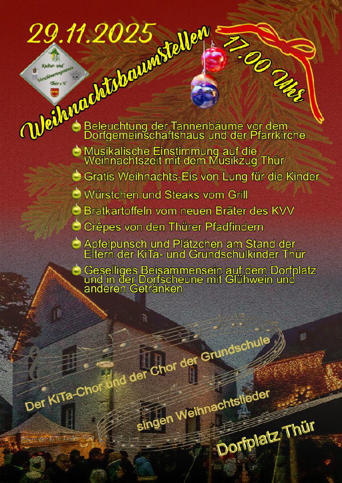 20251129 1024 Plakat Weihnachtsbaumstellen DIN A5