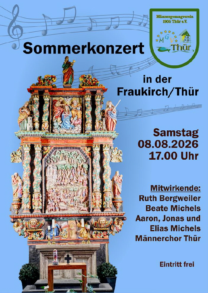 20260709 1024 Plakat MGV Konzert Fraukirch mit Altar